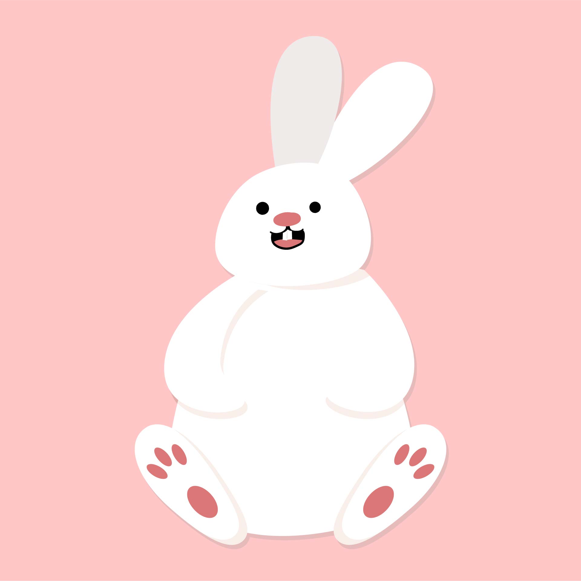 Bunny-Shaped Easter Cards Images