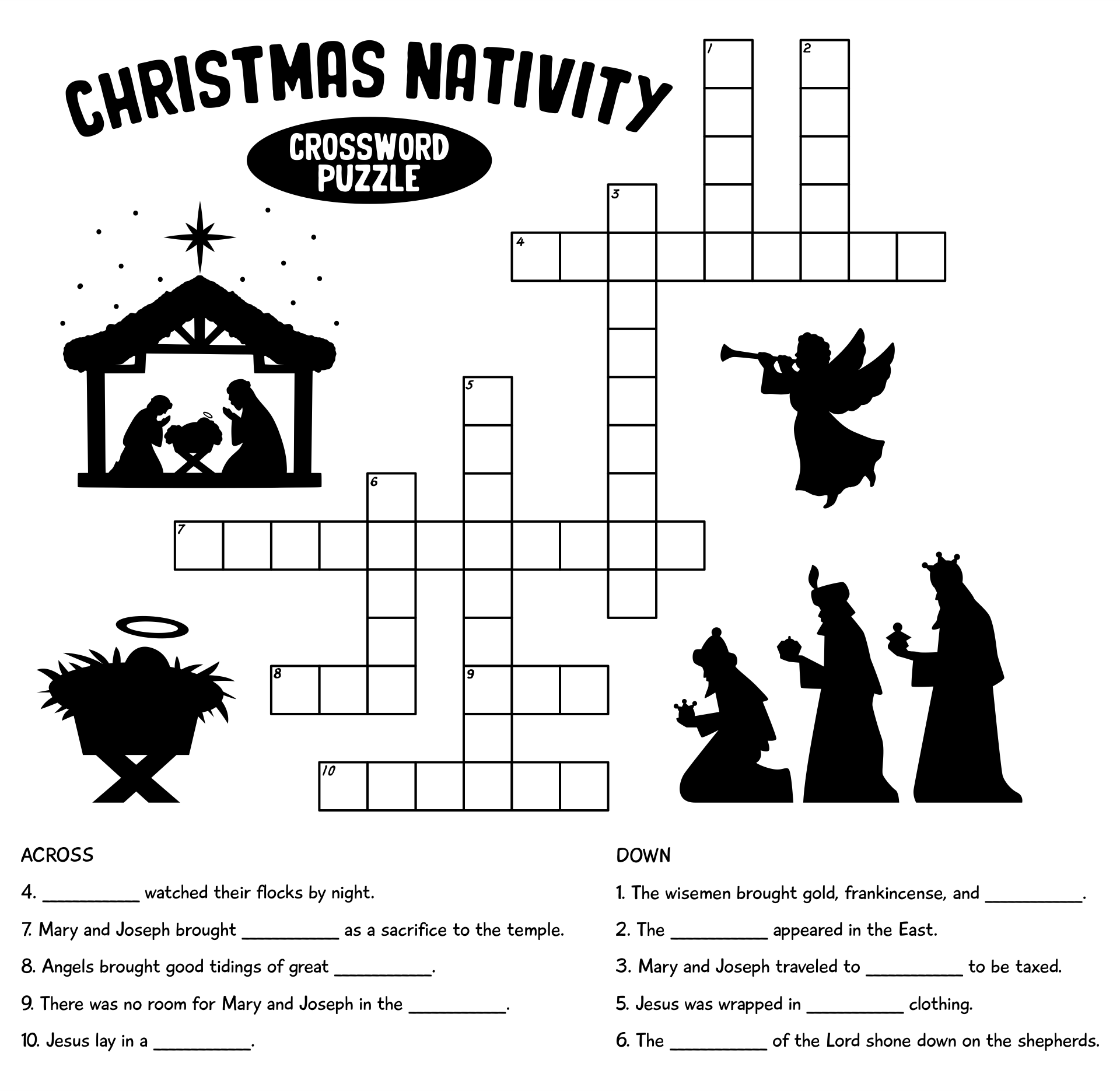 10 Best Printable Christian Crossword Puzzles PDF for Free at Printablee