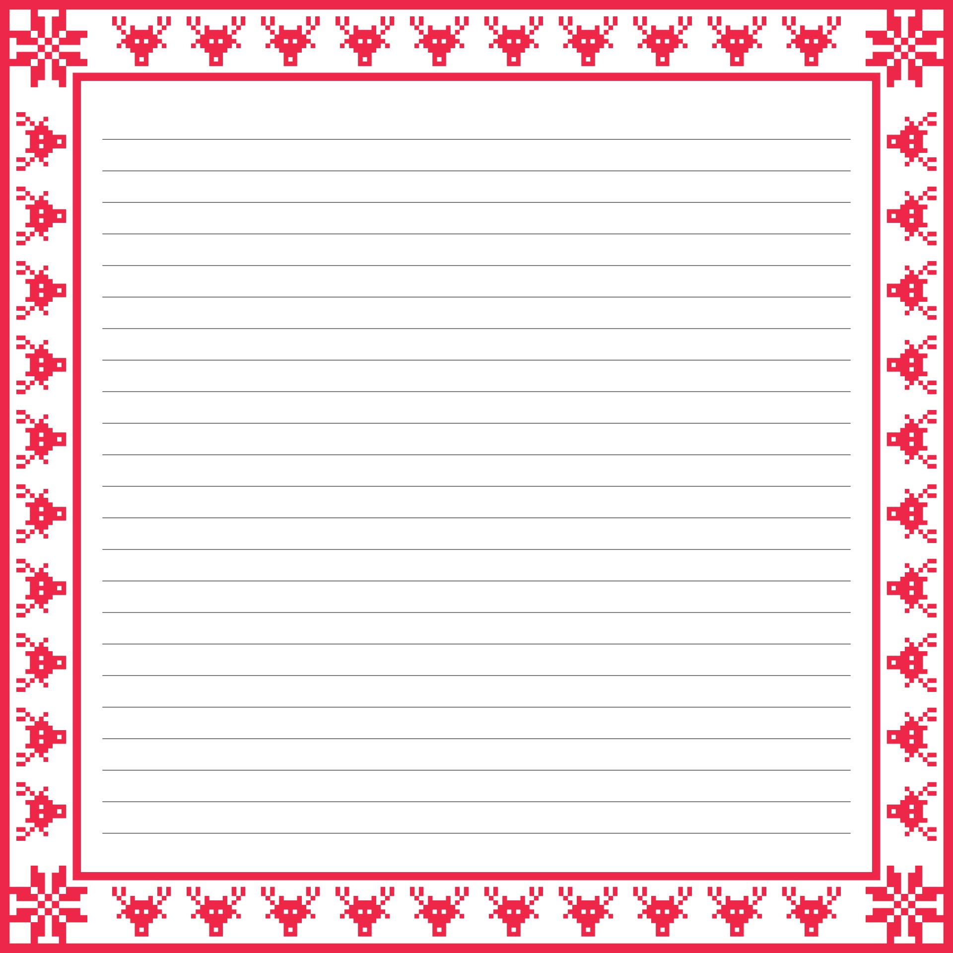 Christmas Lined Paper 7 Free PDF Printables Printablee christmas-lined-paper-7-free-pdf-printables-printablee