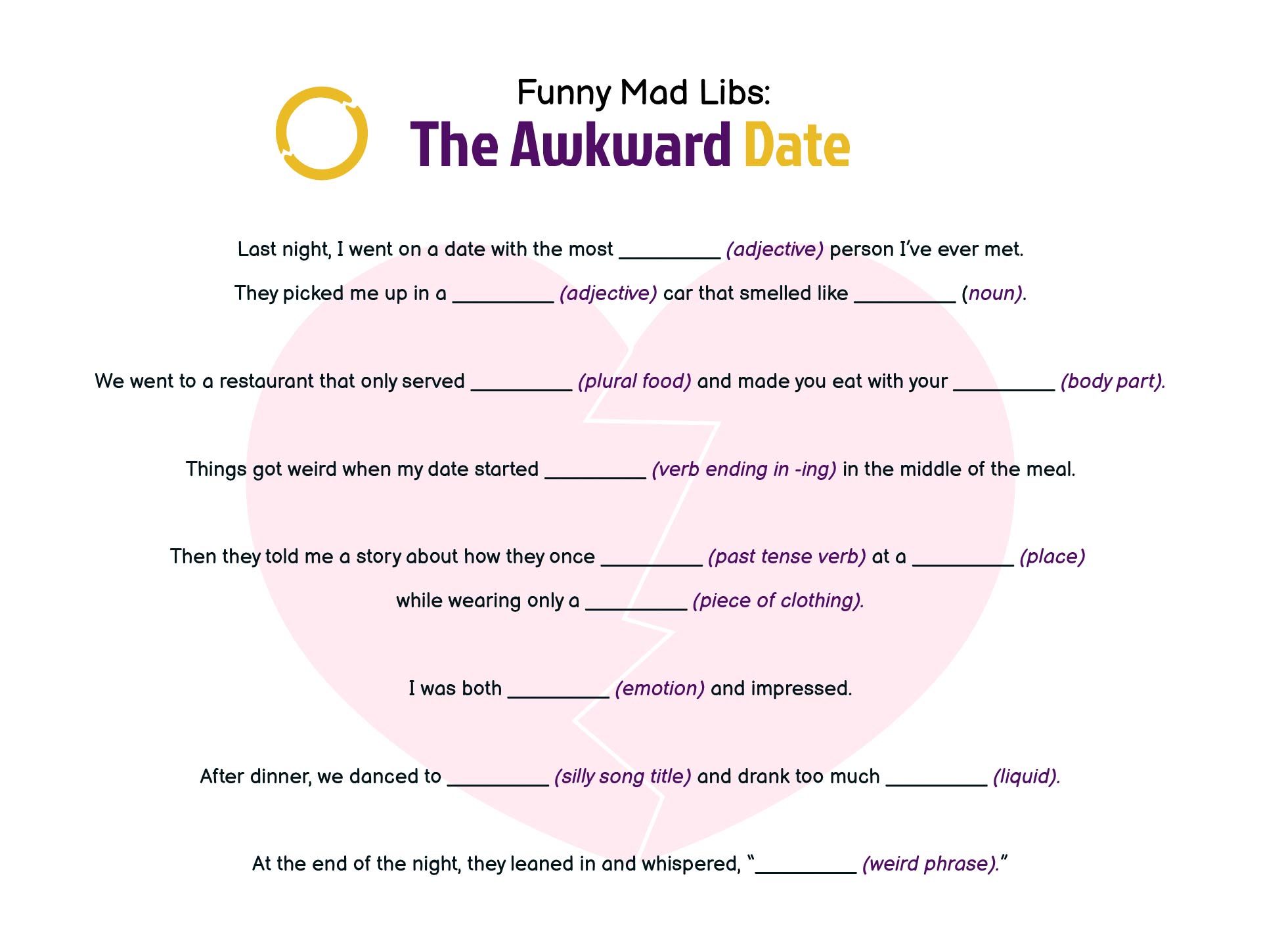 10 Best Office Mad Libs Printable PDF For Free At Printablee