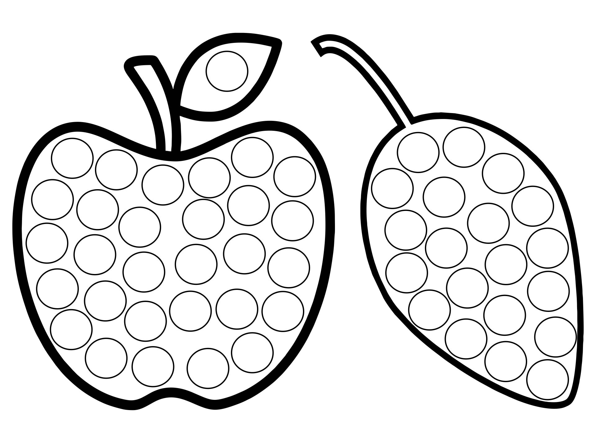 Printable Preschool Do A Dot Art Printables