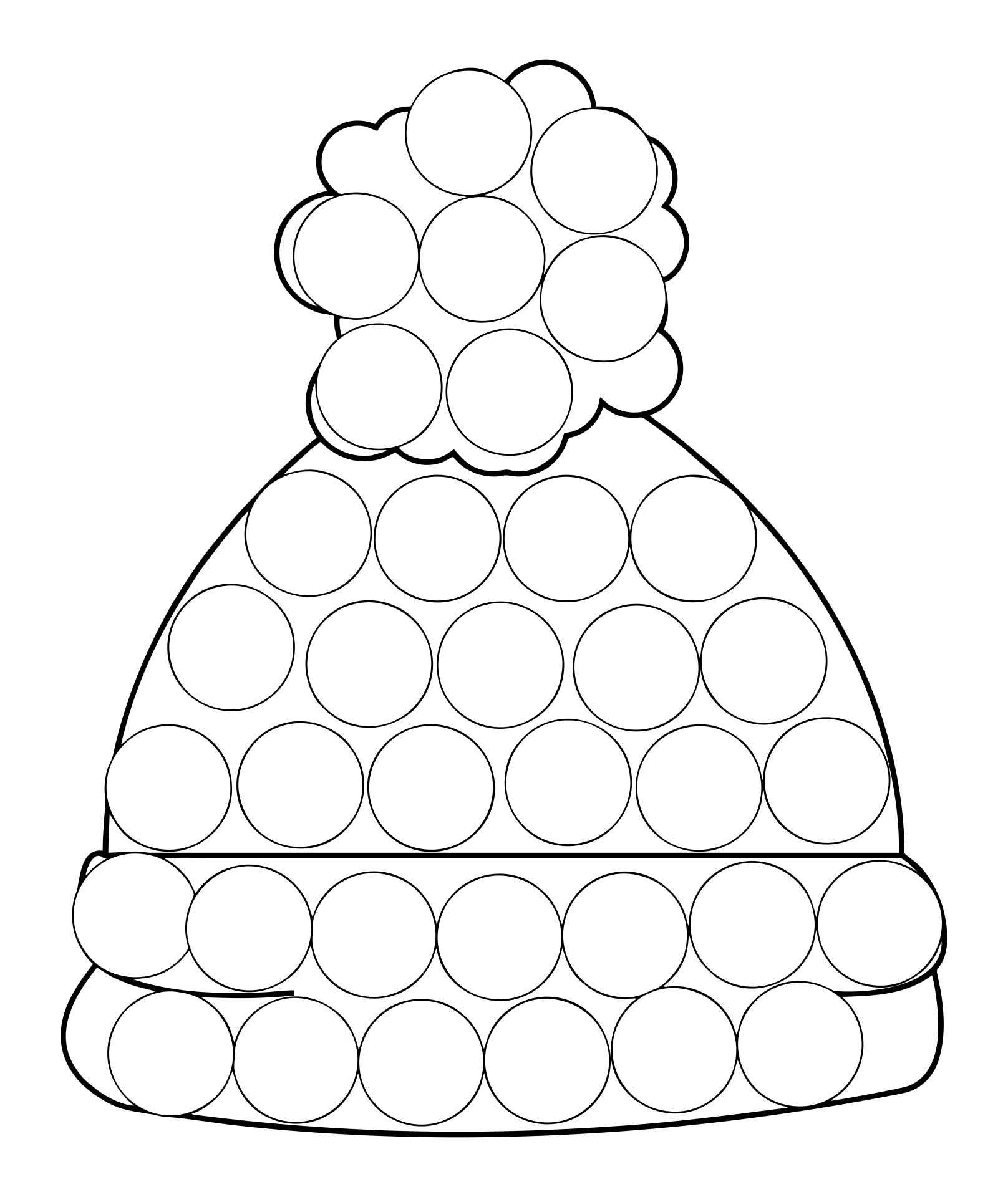Dot Marker Coloring Pages