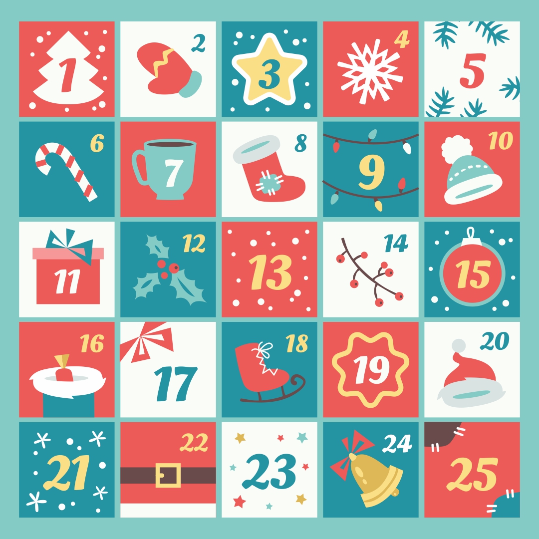 15 Best Christmas Countdown Number Printables