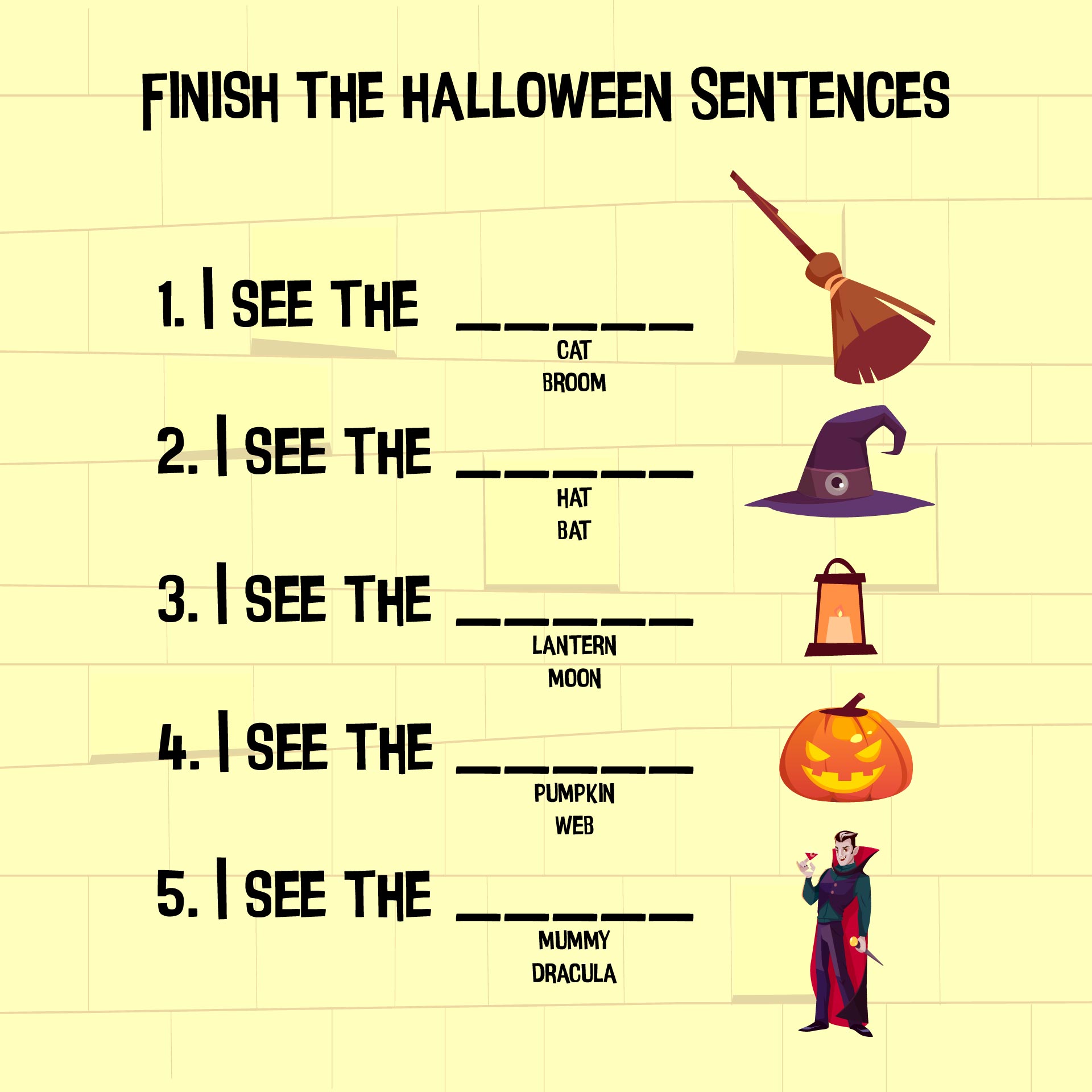  Halloween Printable Activity Worksheets