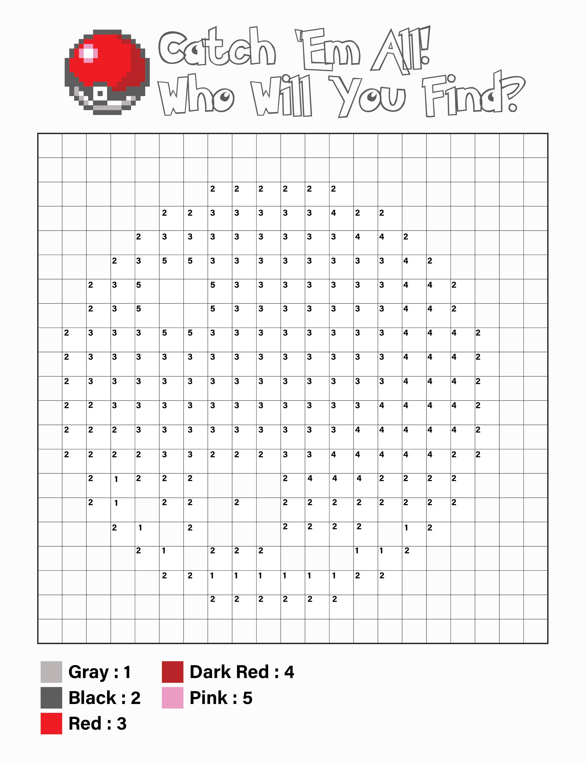 Mystery Graph Pictures Printable Free