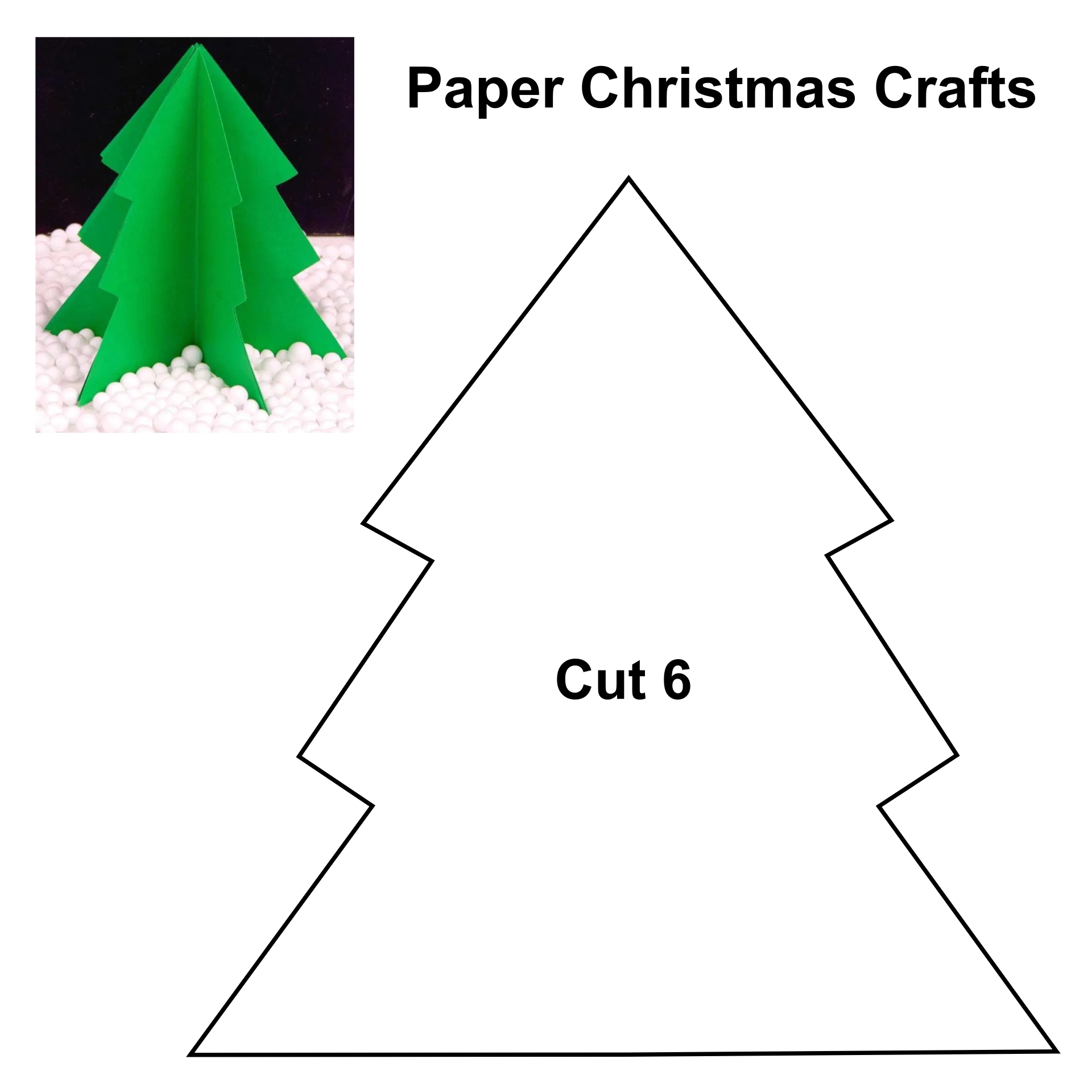 Printable Christmas Paper Folding Crafts