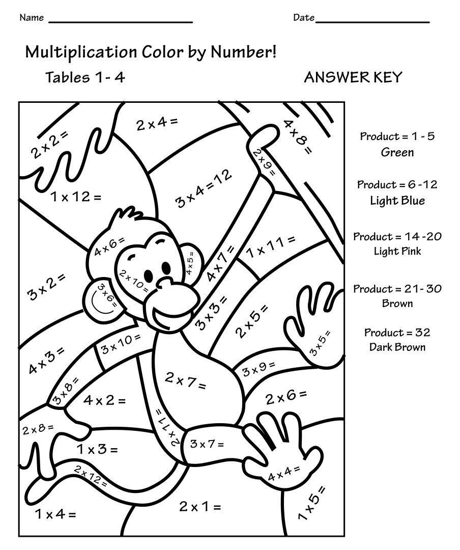 10 Best Free Printable Multiplication Coloring Worksheets PDF For Free At Printablee