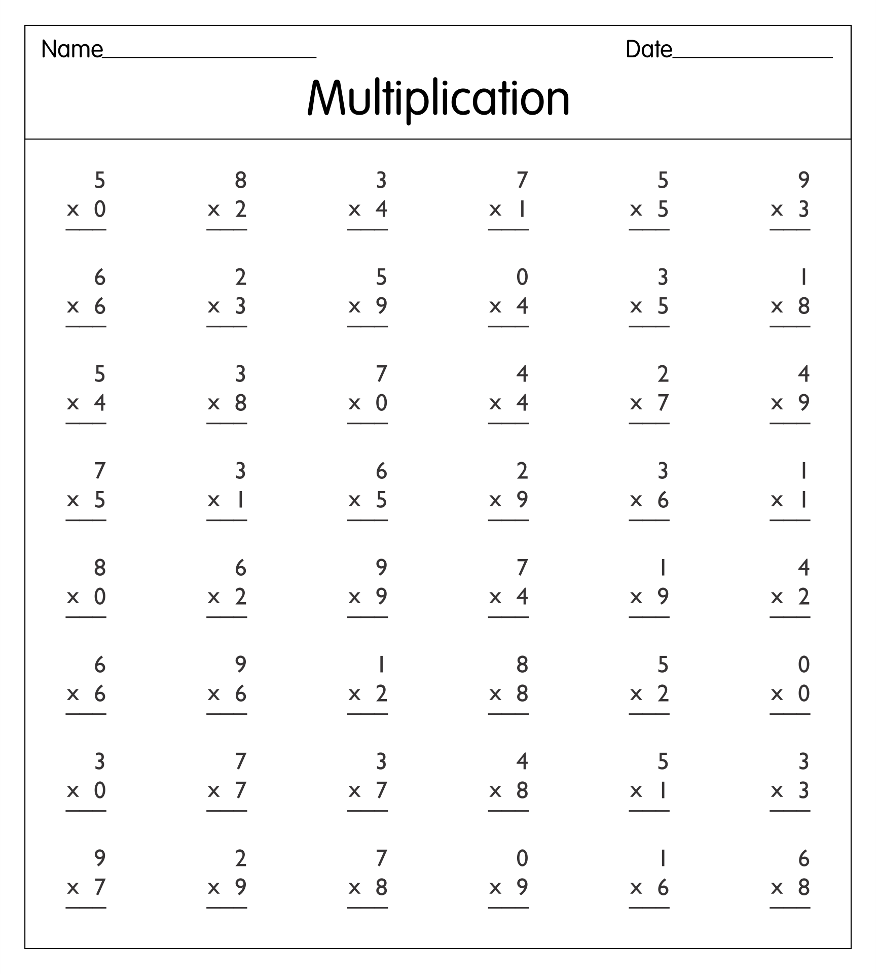 10 best free printable multiplication coloring worksheets printablee com