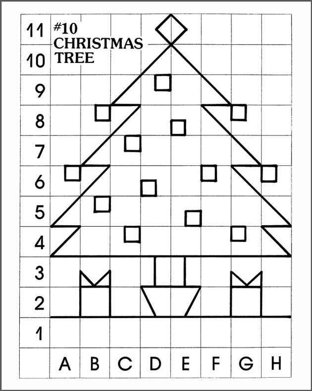 6 Best Holiday Graph Art Mystery Pictures Printables PDF For Free At 