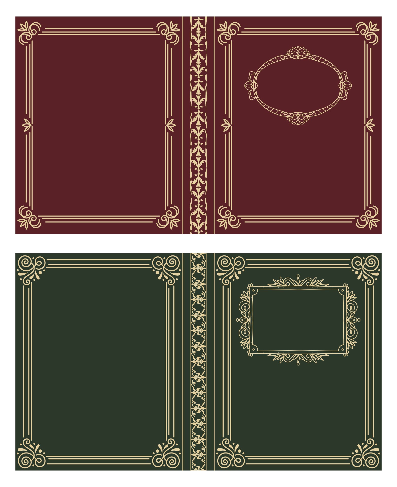 Antique Miniature Printable Books