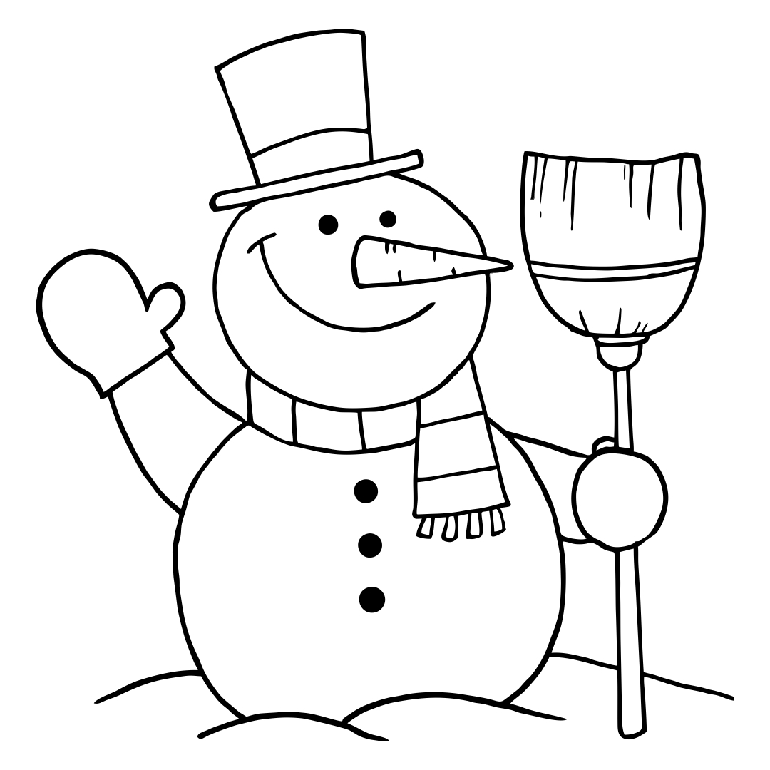5 Best Free Printable Christmas Snowman Coloring Pages Printablee Com
