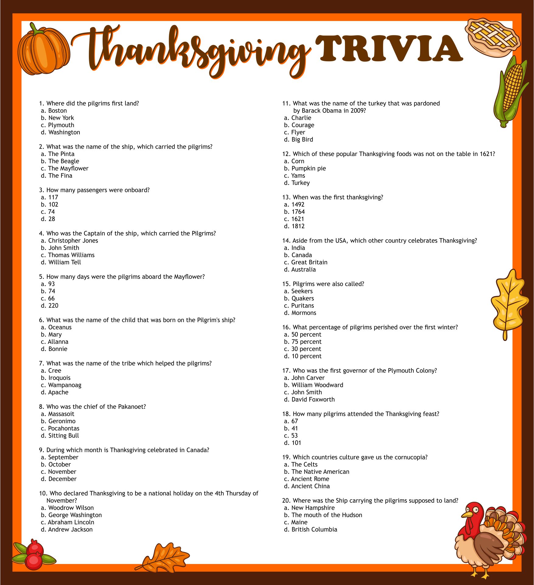 8 Best Images of Fun Printable Trivia - Printable Trivia Questions and ...