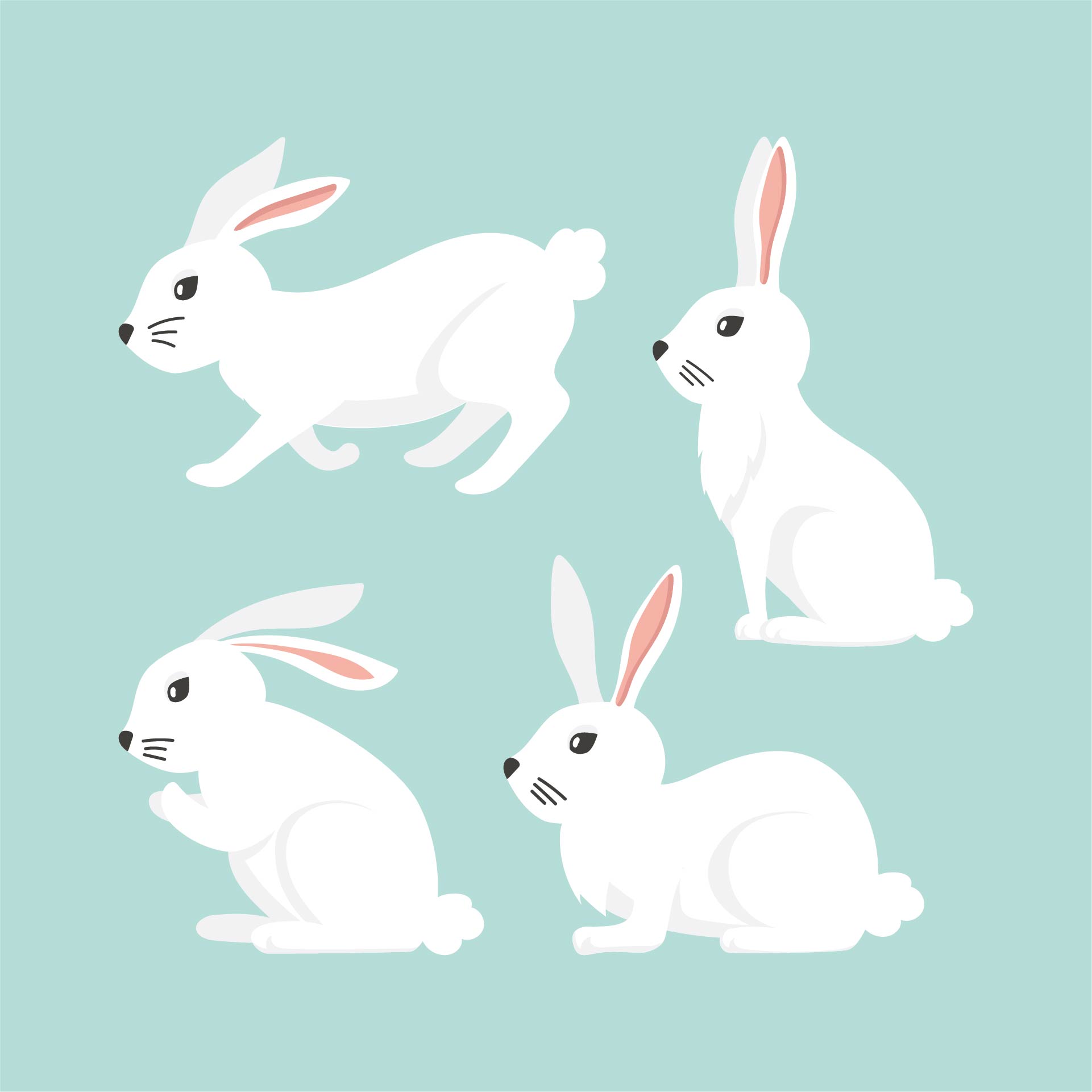Printables Easter Bunnies