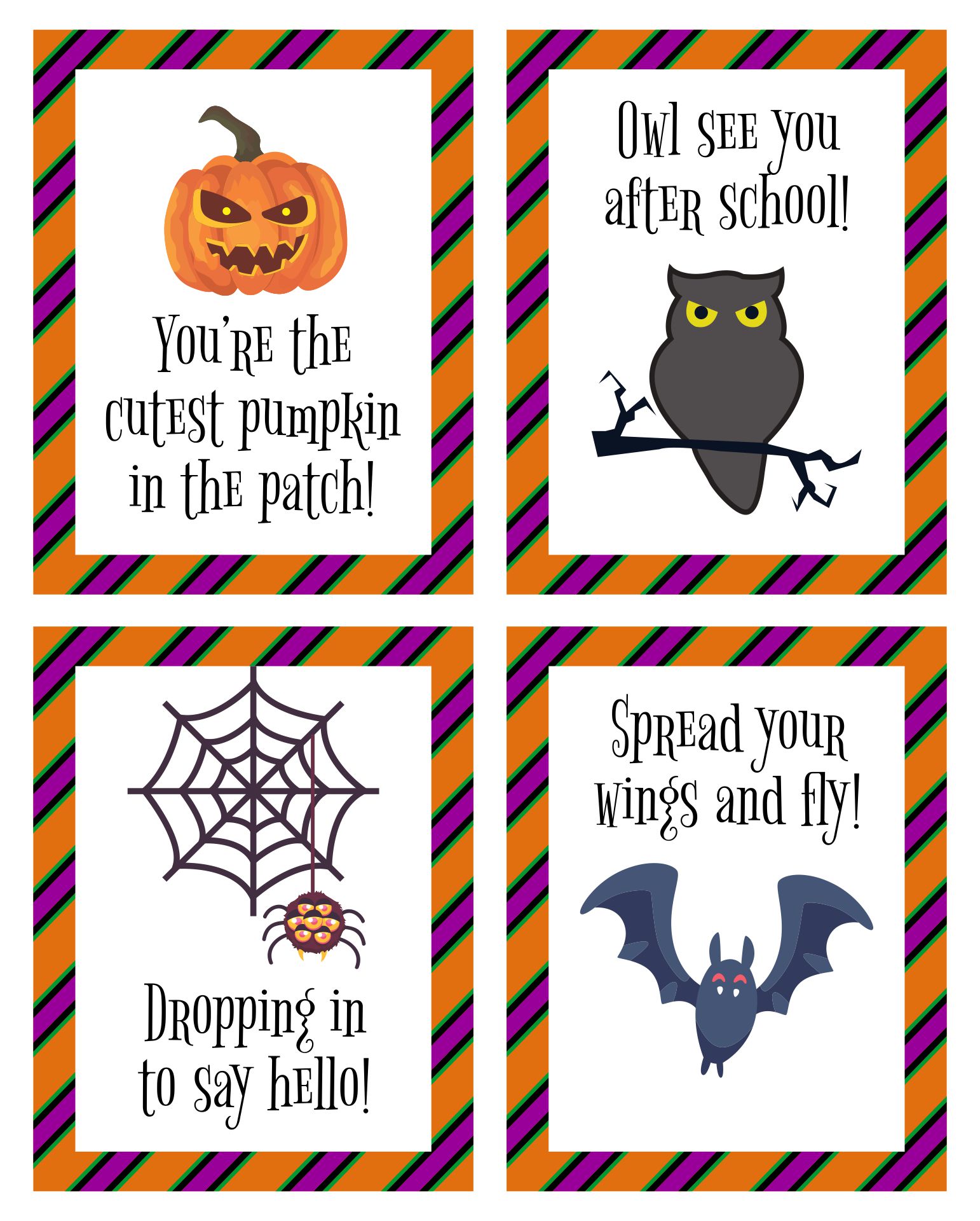 13 Best Free Printable Halloween Lunch Notes PDF For Free At Printablee