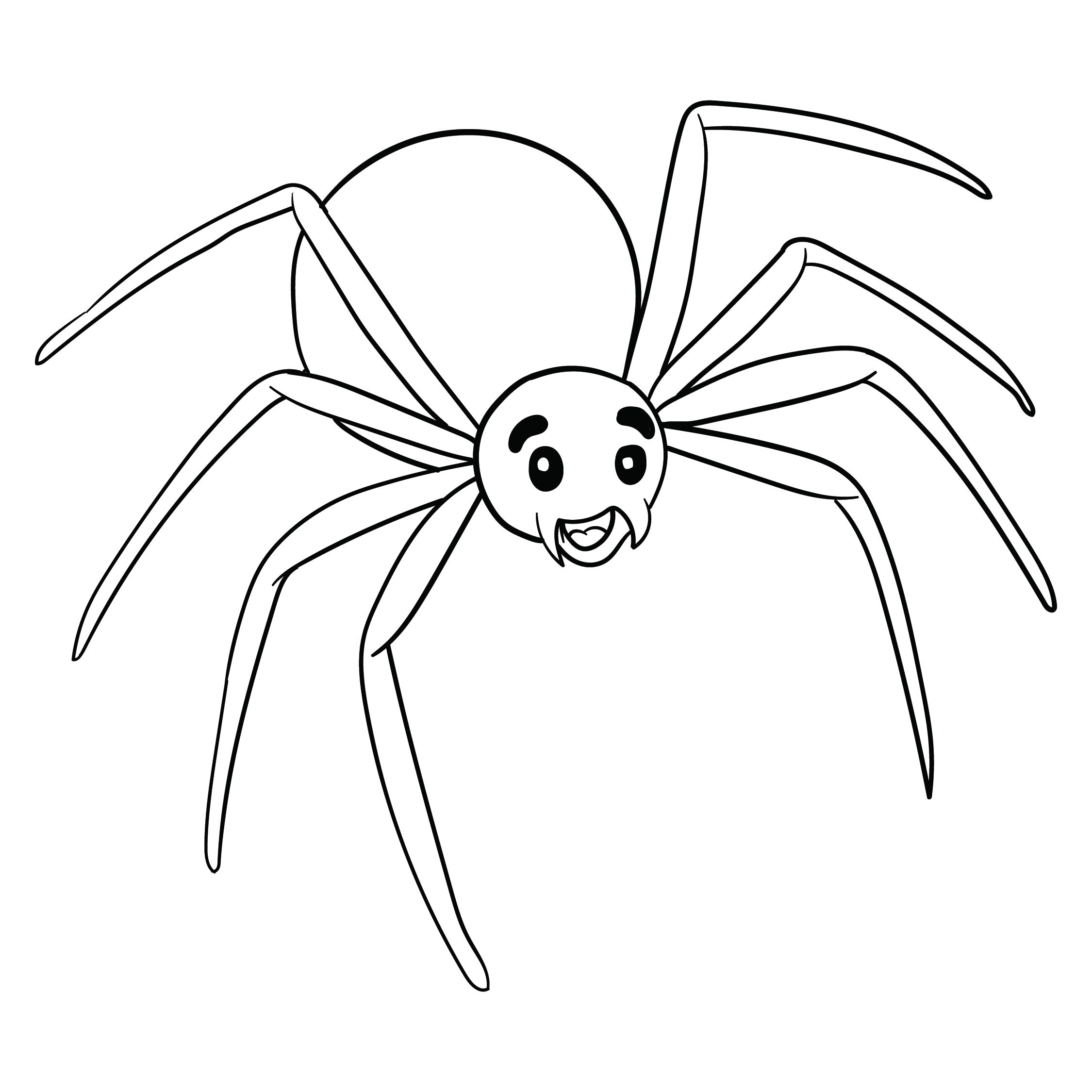 15 Best Printable Halloween Spider Coloring Pages - printablee.com