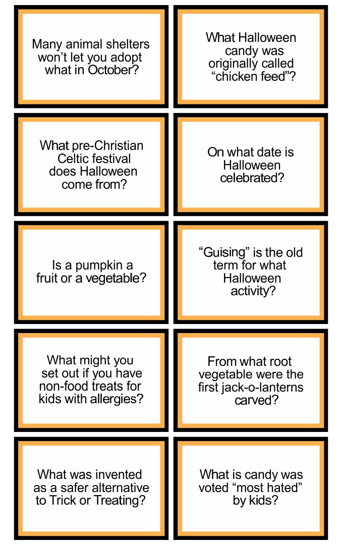 10 Best Halloween Movie Trivia Printable Printablee Com