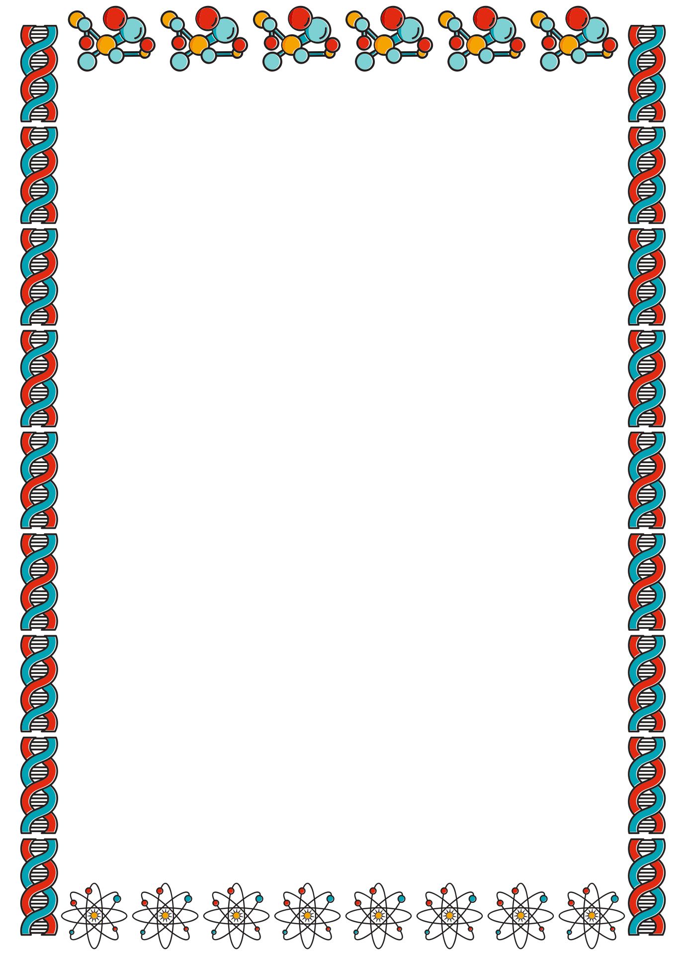 science-border-design-printable