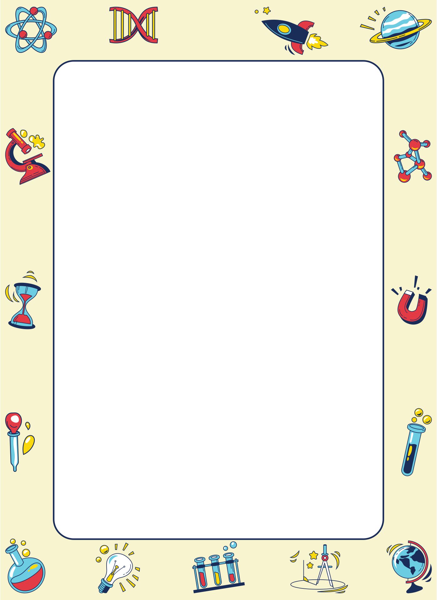 Science Border Design Chart Paper Border Design For Science Project