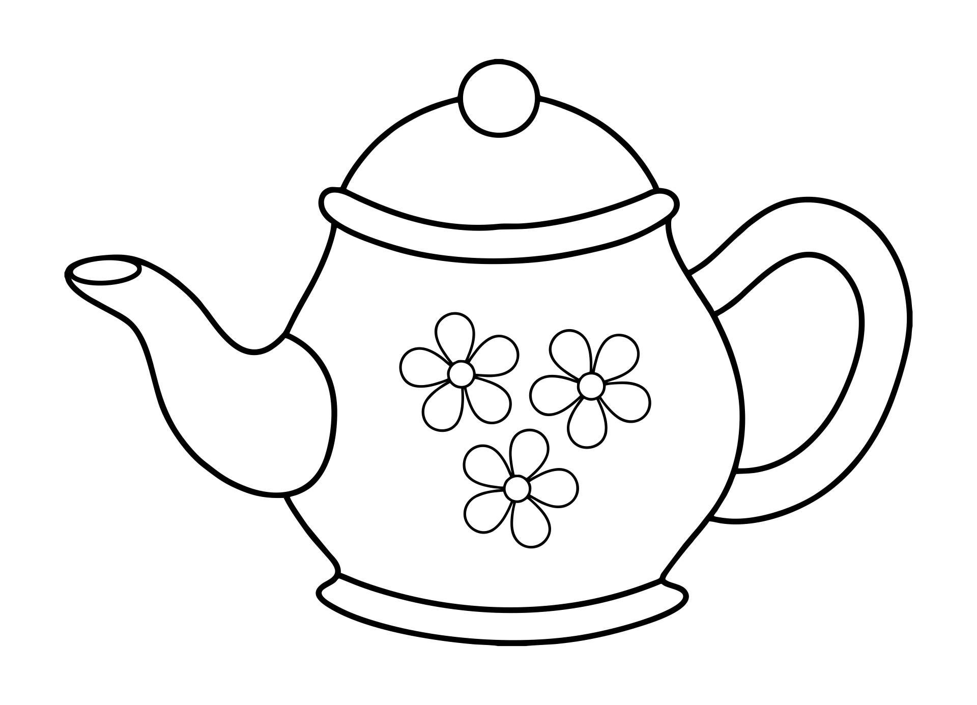 Tea Pot Template