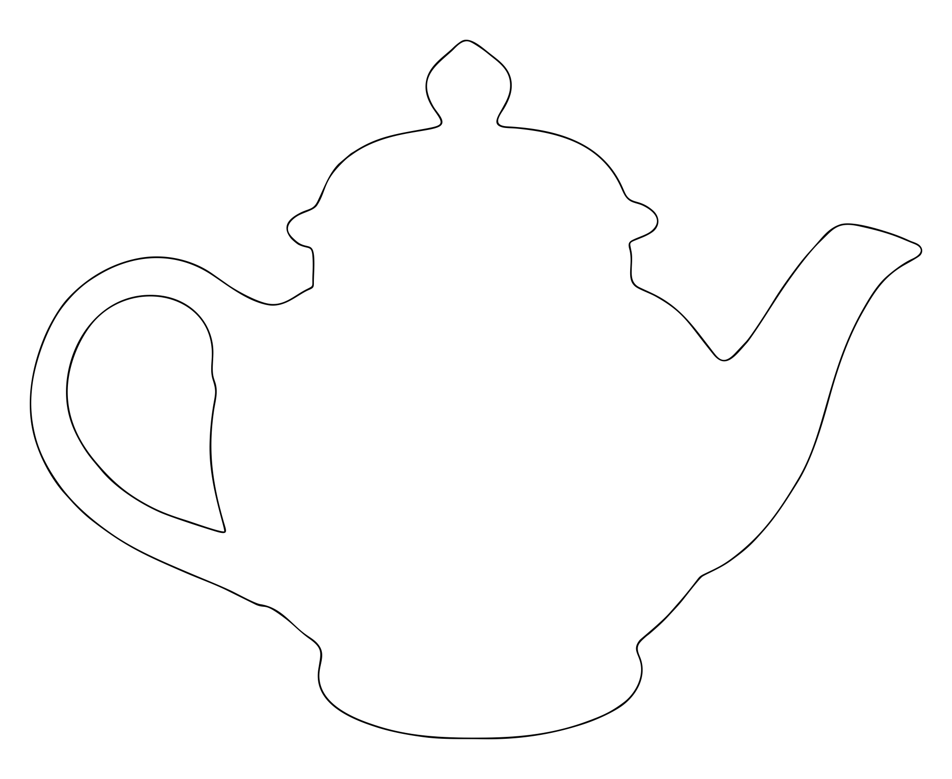 Teapot Template Free Printable Printable Word Searches