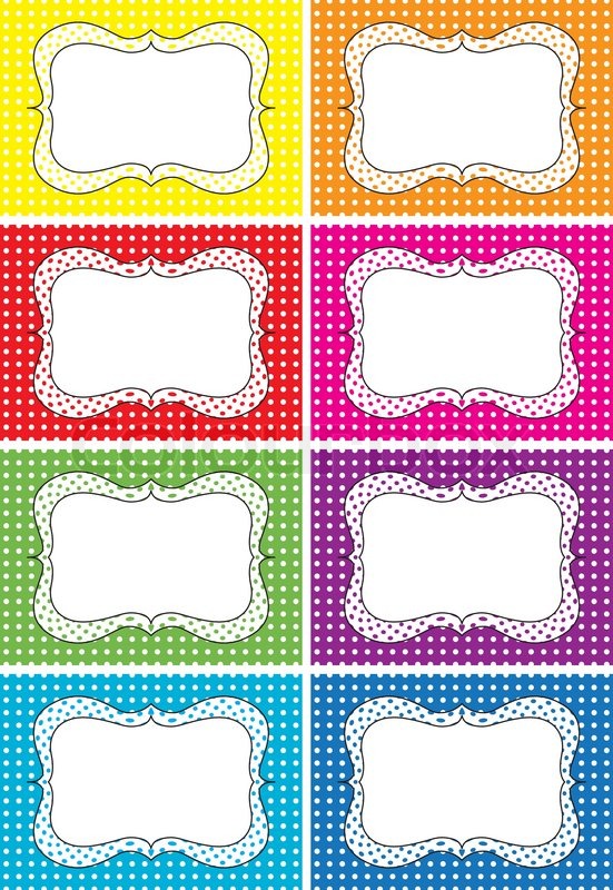 5 Best Images of Free Printable Polka Dot Labels - Free Printable Polka ...
