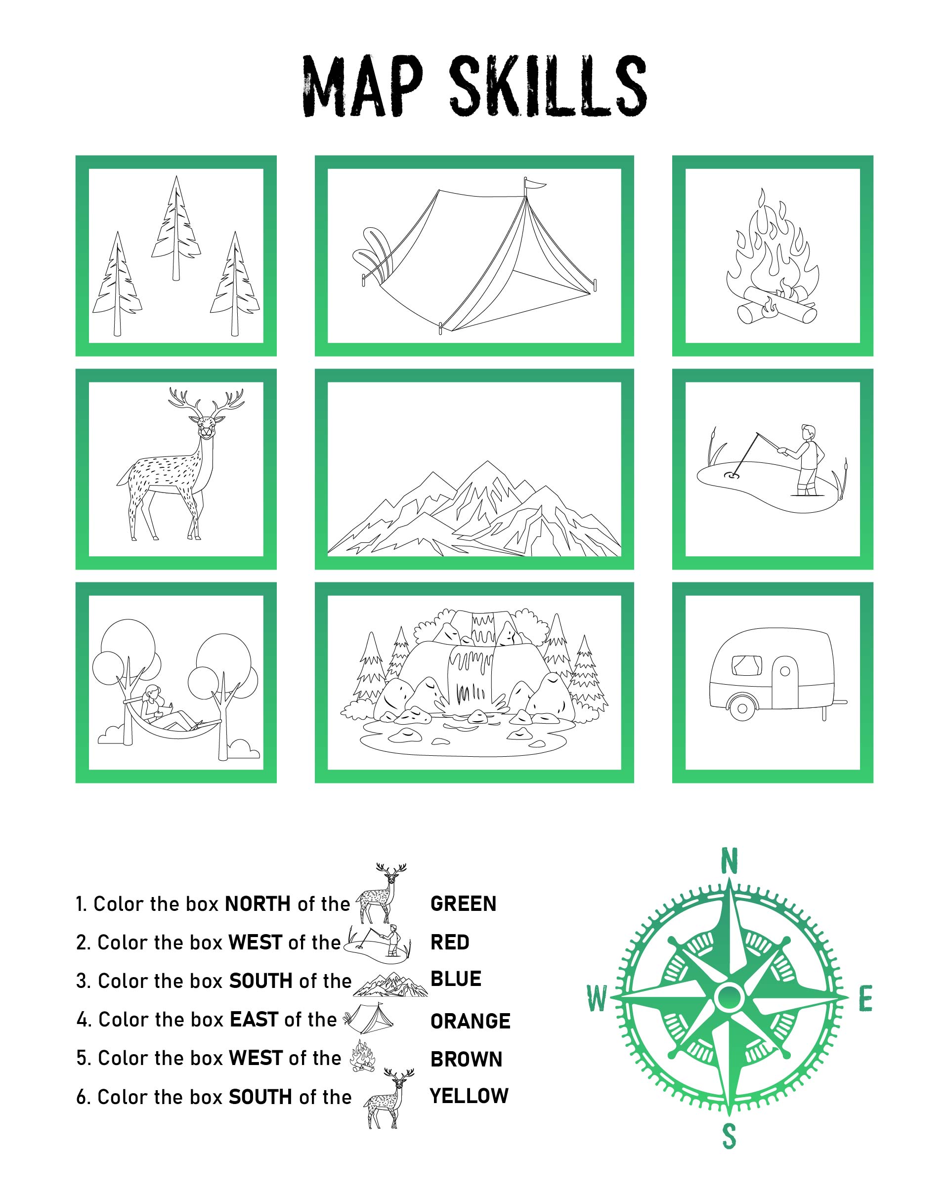 Camping Activity Printables