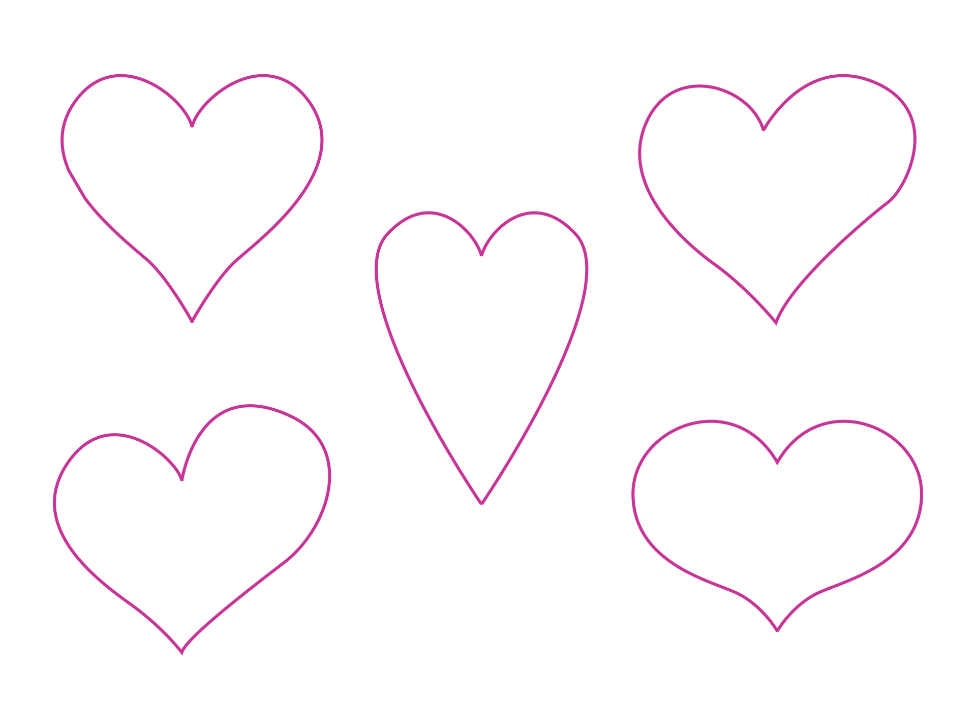 Heart Cut Out Template