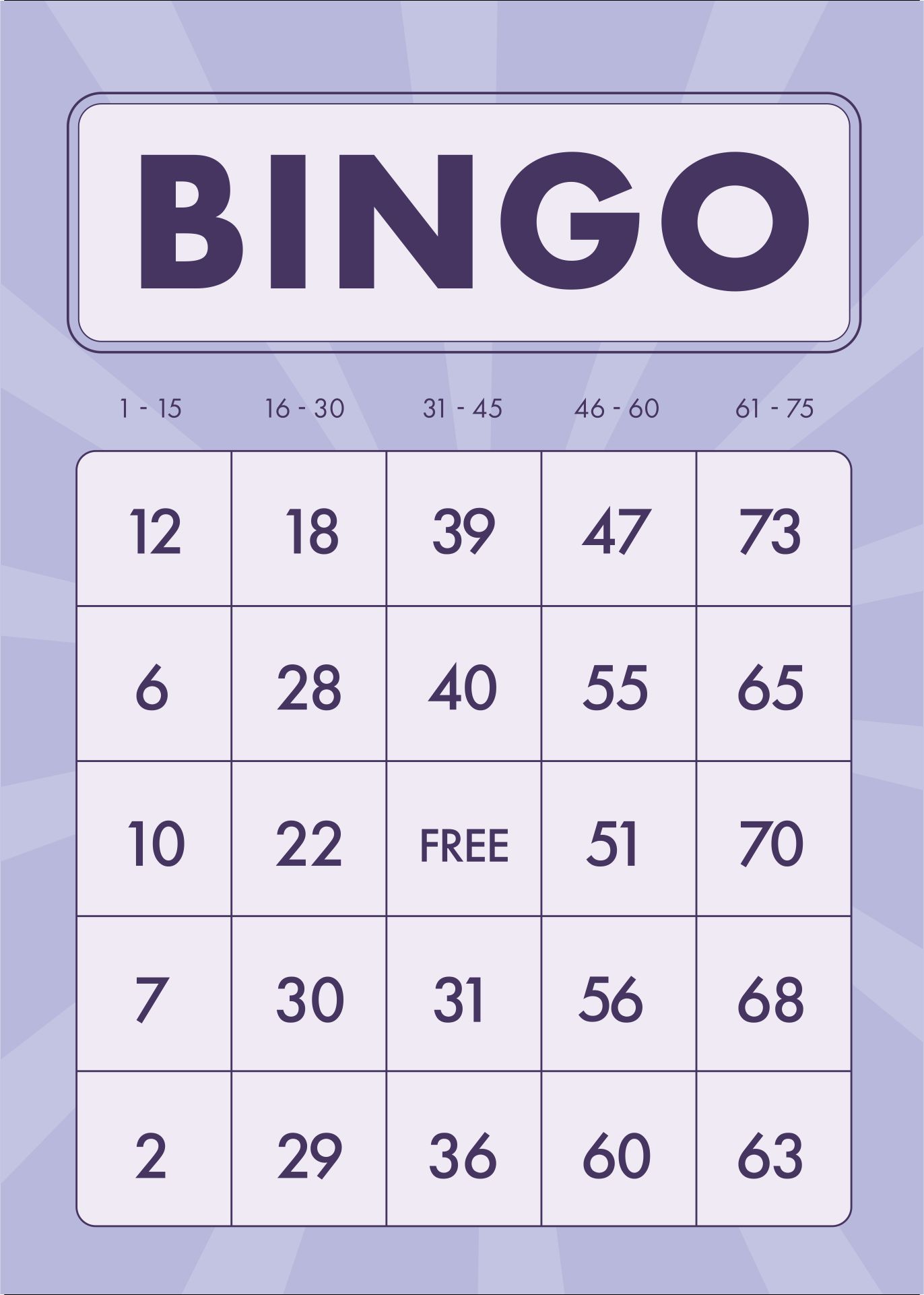 10 Best Paper Bingo Sheets Printable - printablee.com