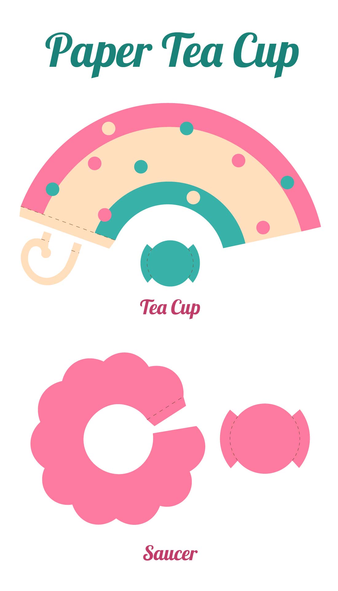 Paper Tea Cup Template