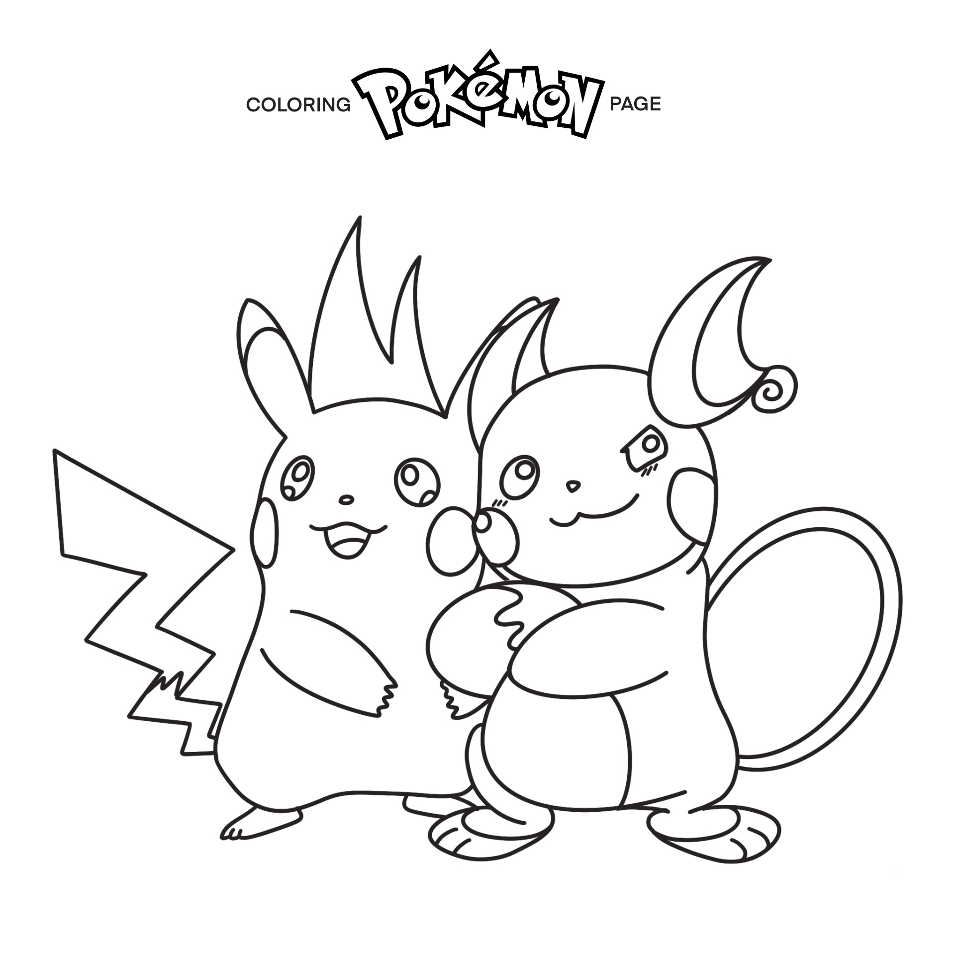 Pokemon Coloring Pages Free Printable Word | Printablee