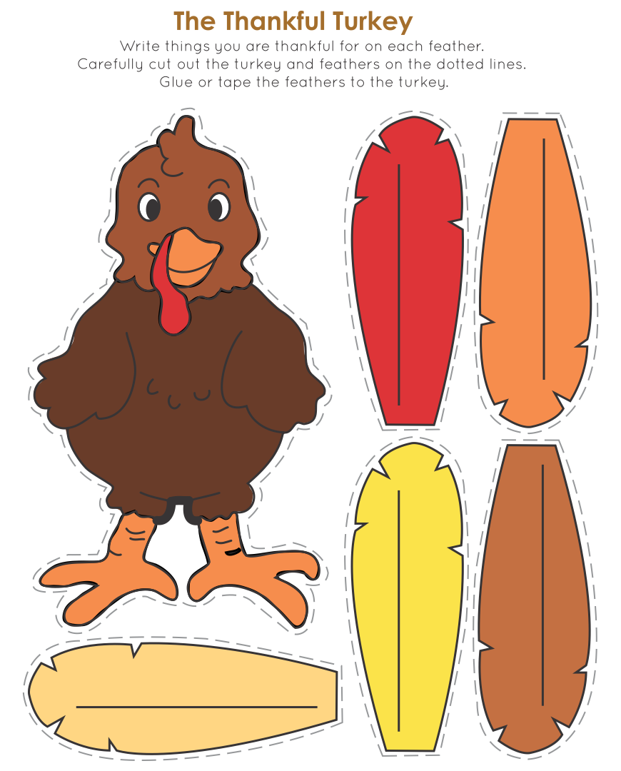 Thanksgiving Cutouts Free Printable