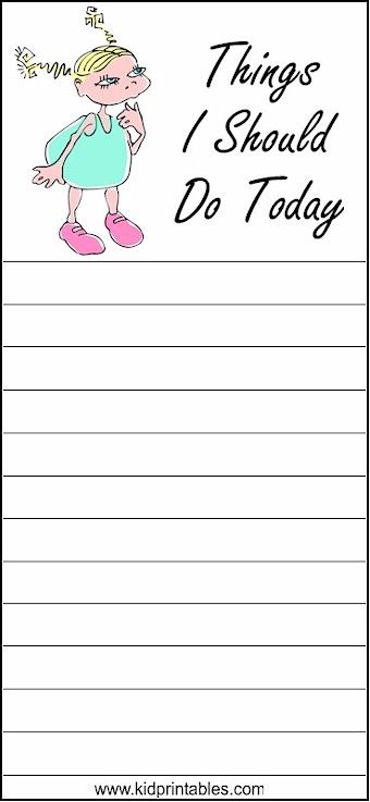 Today To Do List Template from www.printablee.com