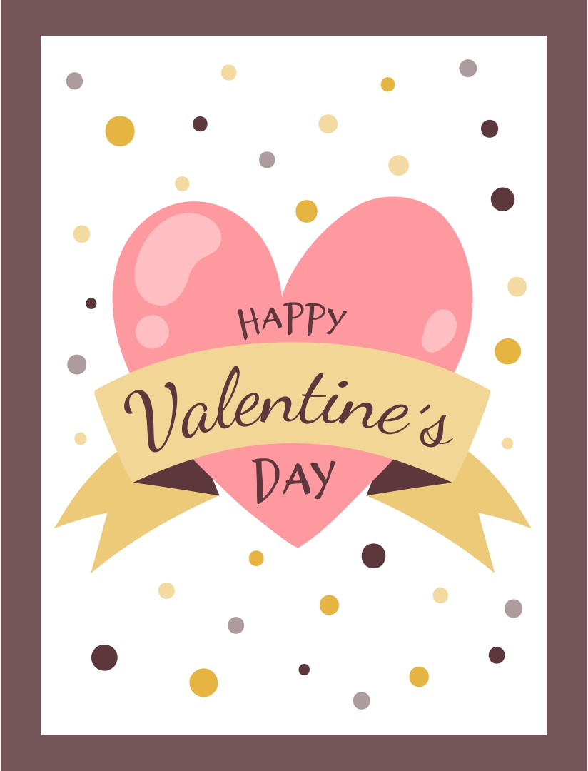 Romantic Valentines Day Card