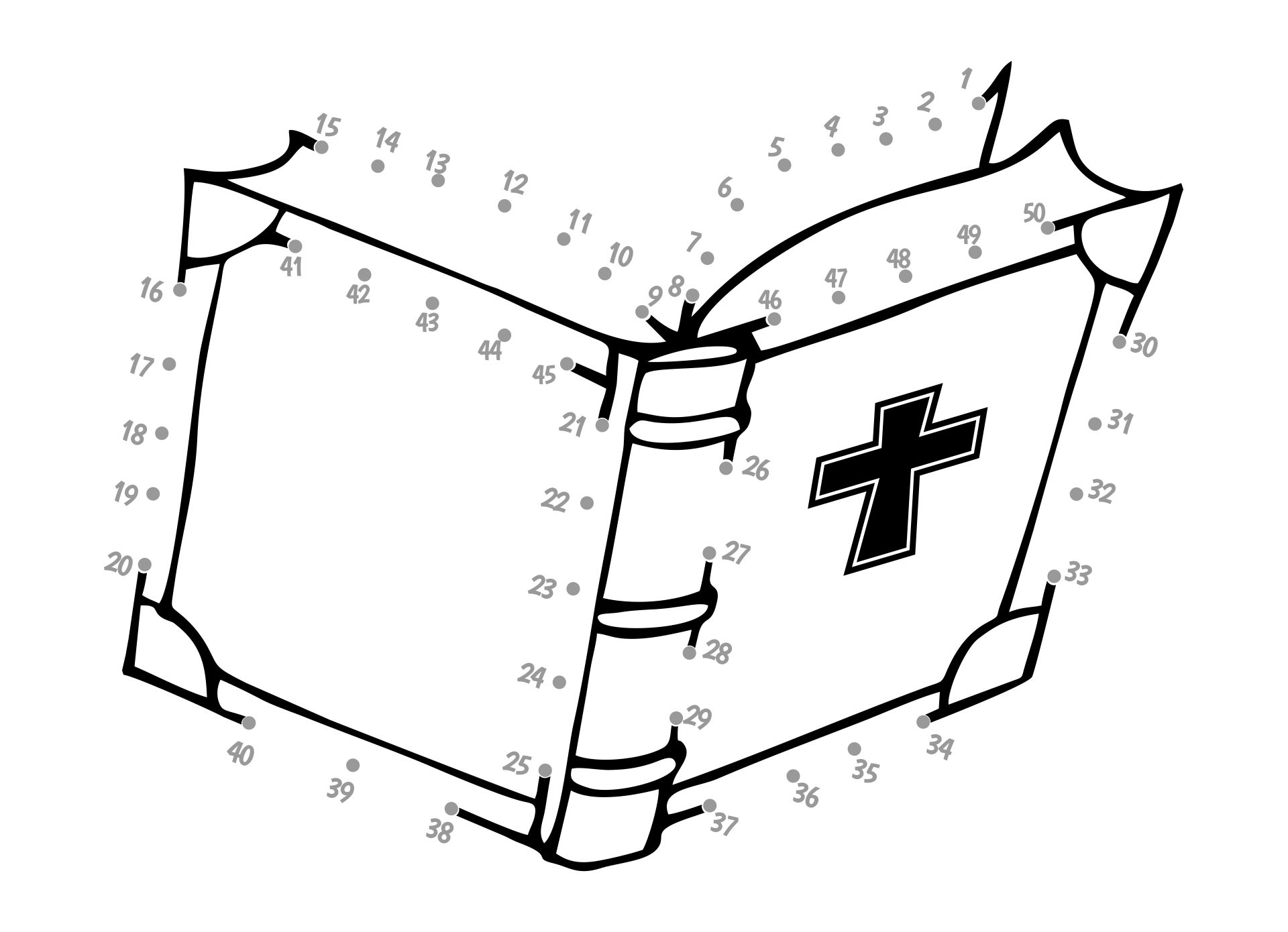 Bible Connect the Dots Printables