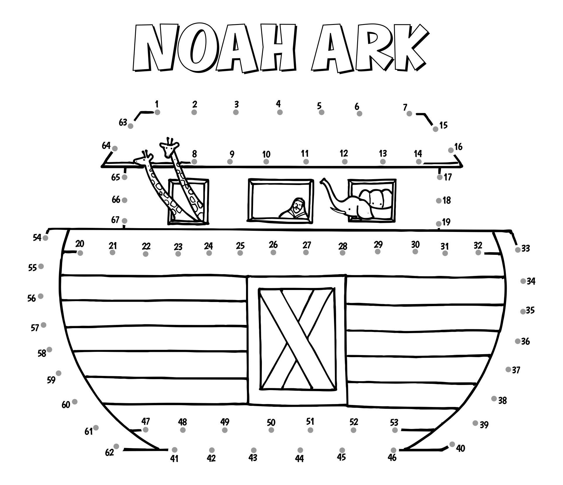 Bible Connect the Dots Noah Ark