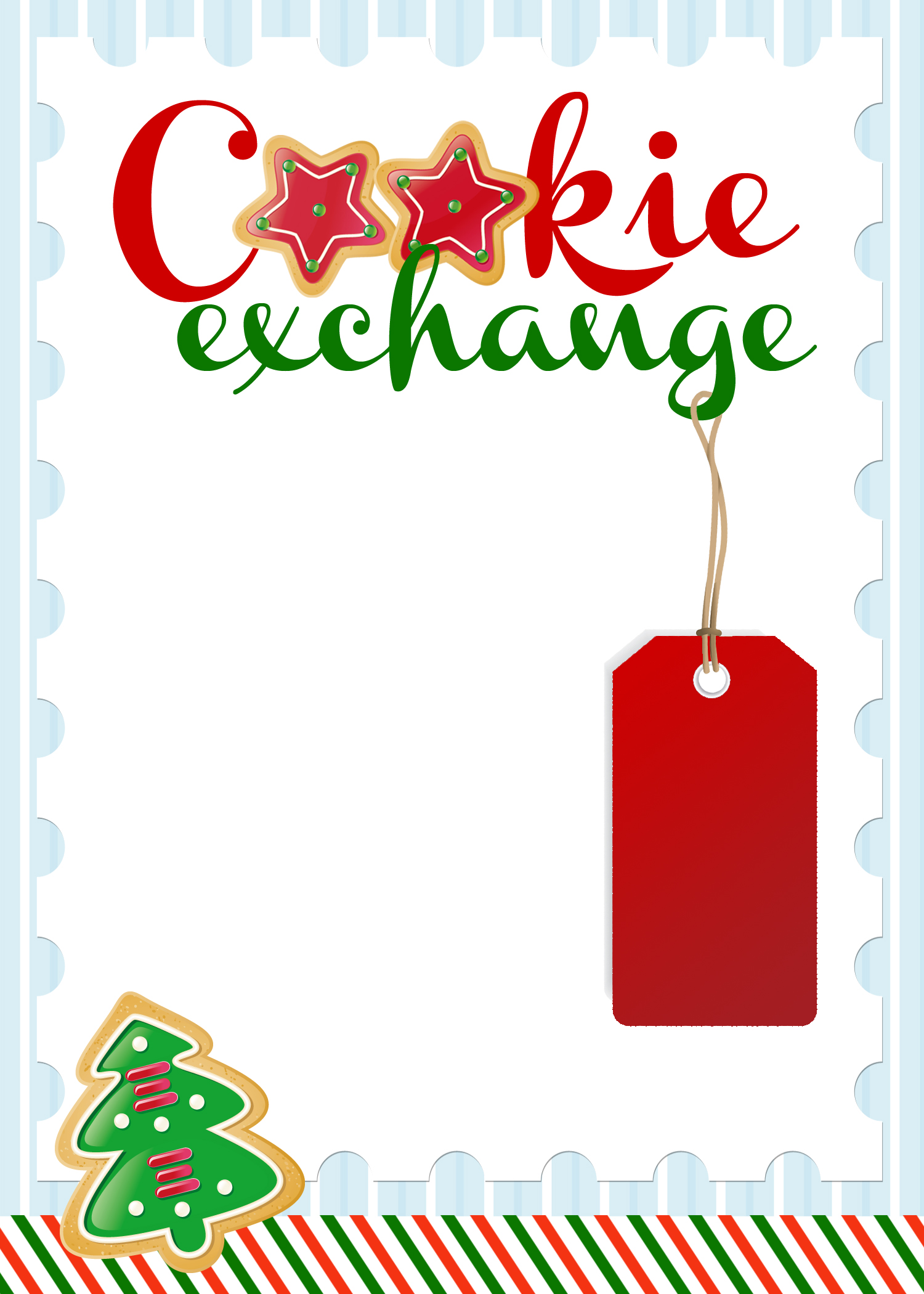  Printable Cookie Exchange Invitation Template