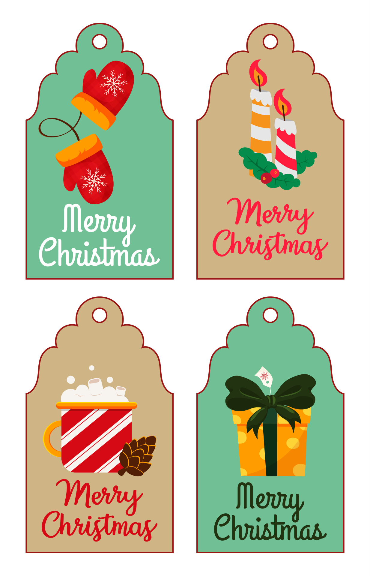 Free Printable Name Tags For Christmas Gifts Printable Templates Free