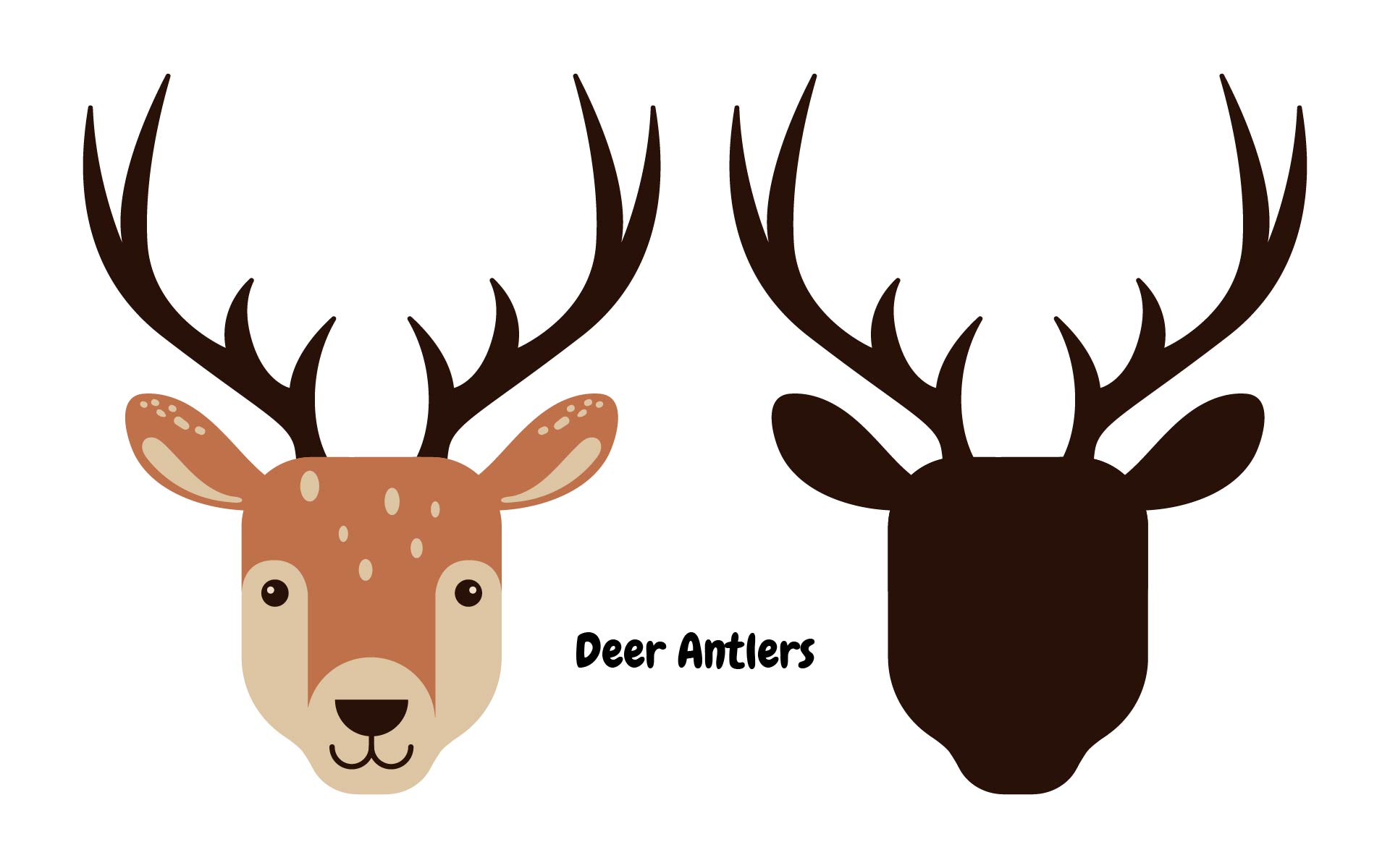 Printable Deer Antler