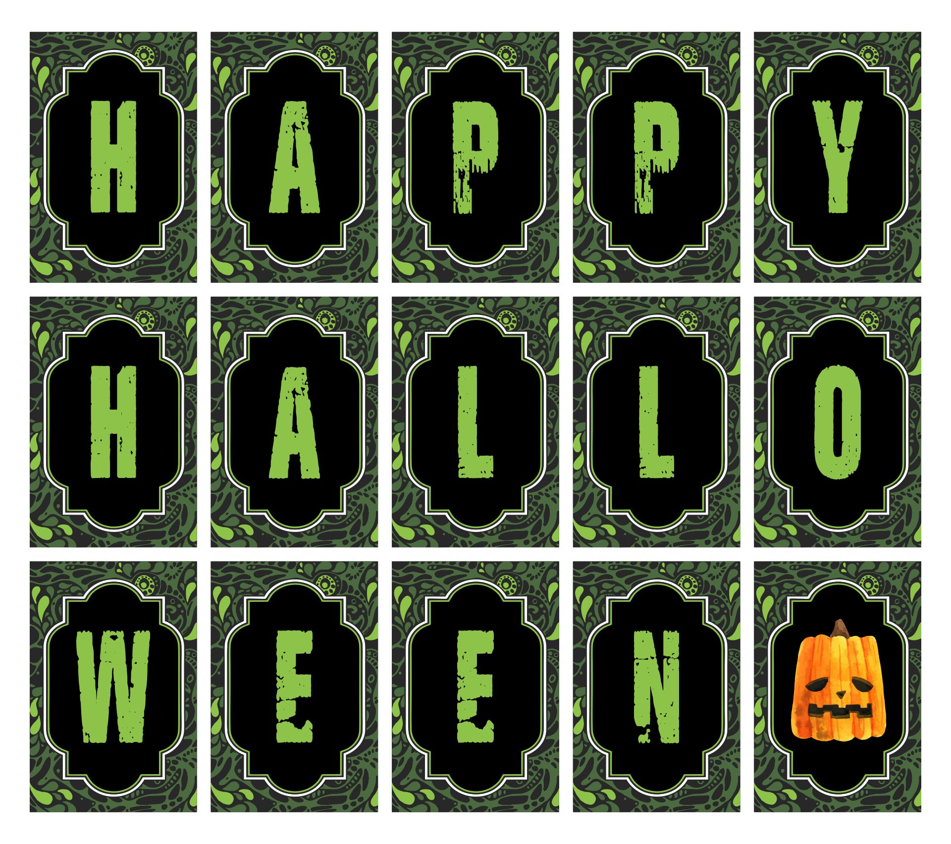 15 Best Scary Happy Halloween Banner Printable
