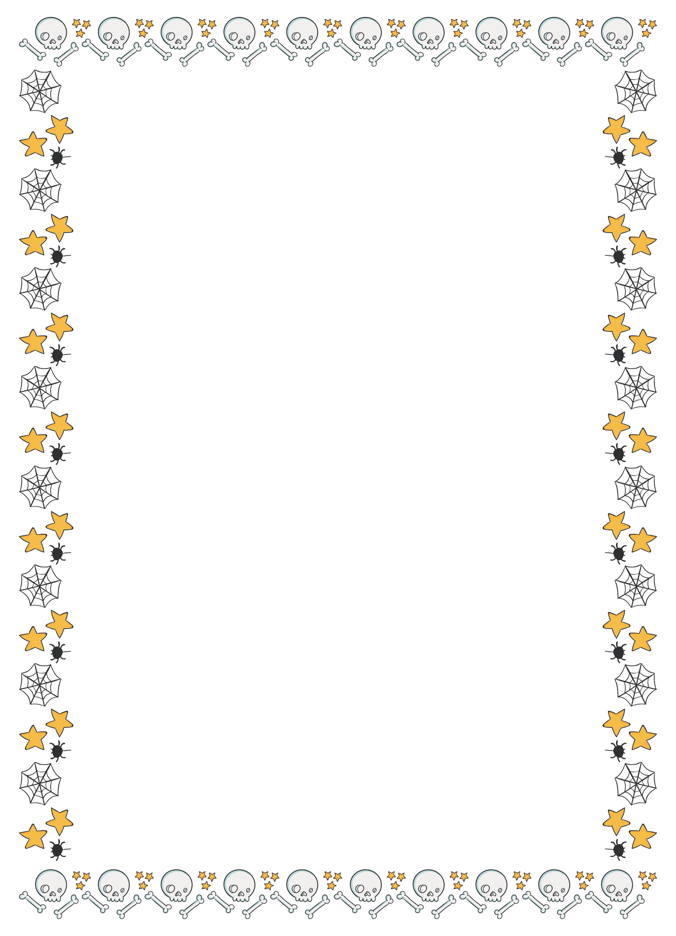 Halloween Printable Frames and Borders