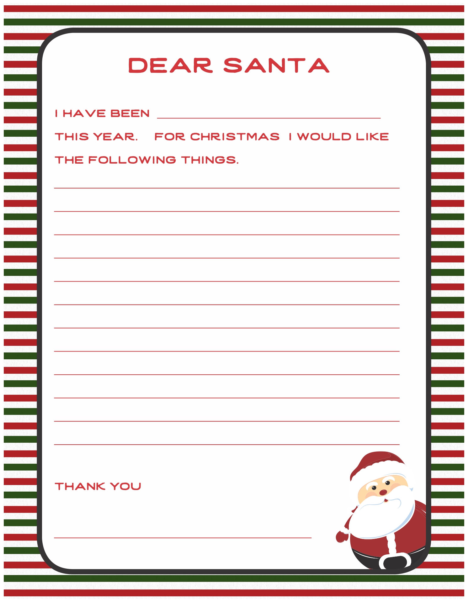Printable Santa Wish List Template printable-my-christmas-wish-list-for-santa