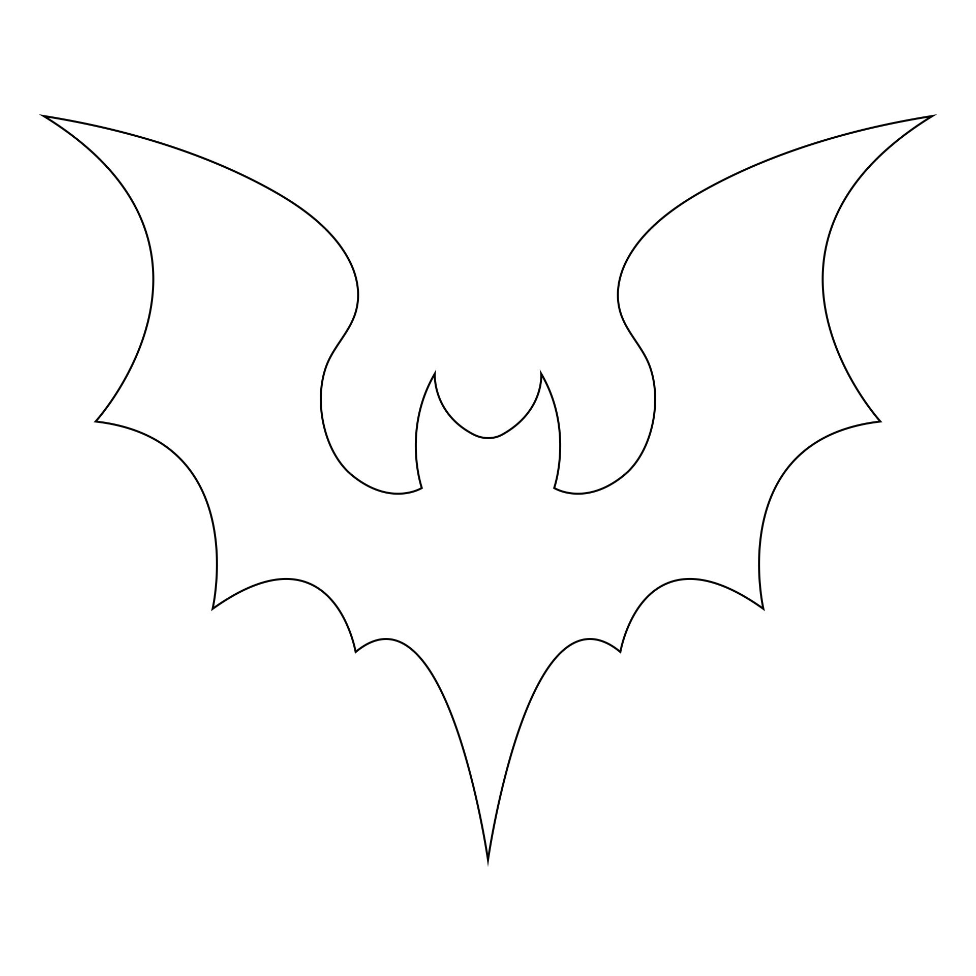 15 Best Halloween Bat Stencils Printable