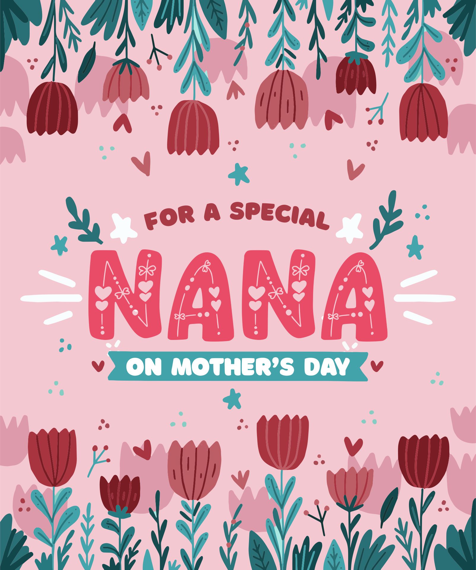Happy Mothers Day Nana Cards