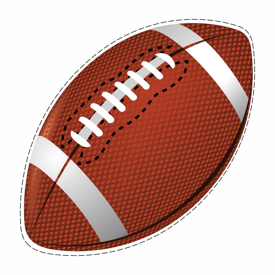Printable Football Cut Out