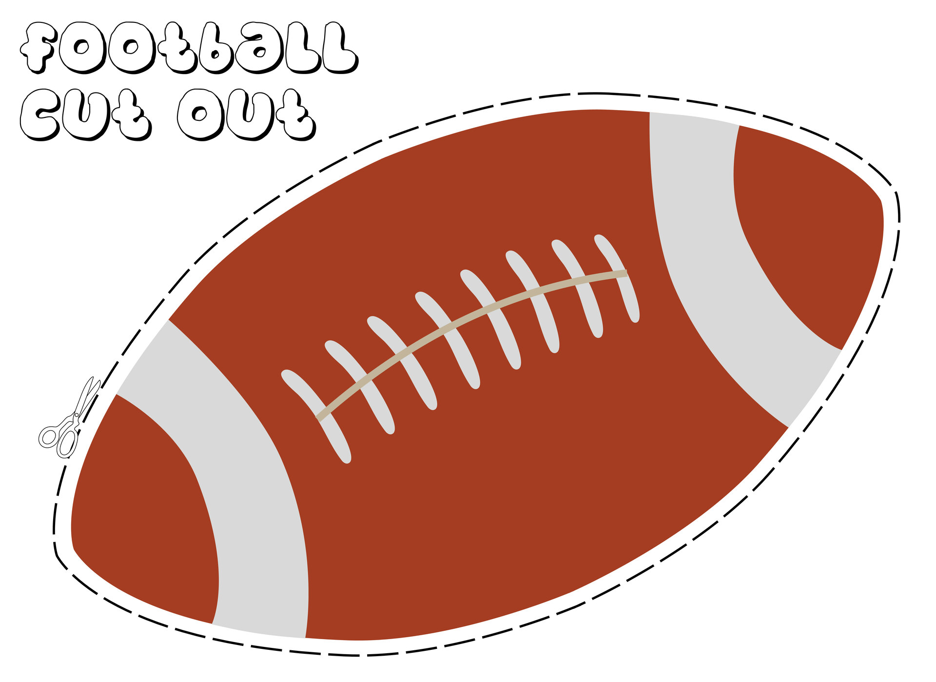 10 Best Football Cutouts Printables PDF For Free At Printablee