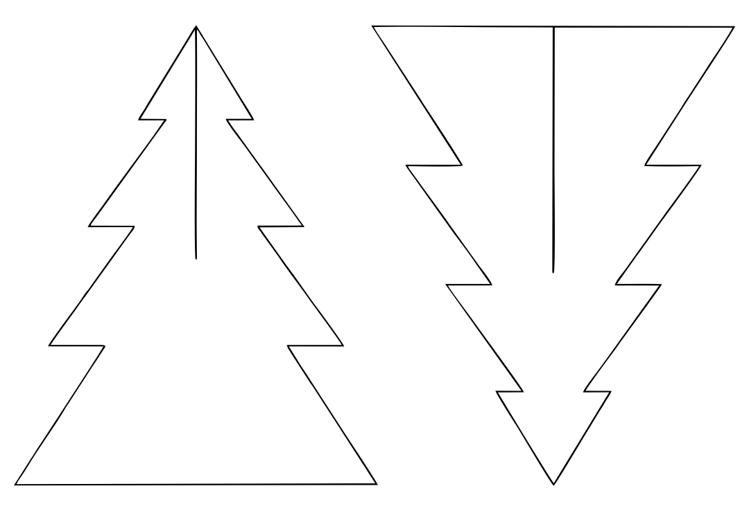 3D Christmas Tree Template