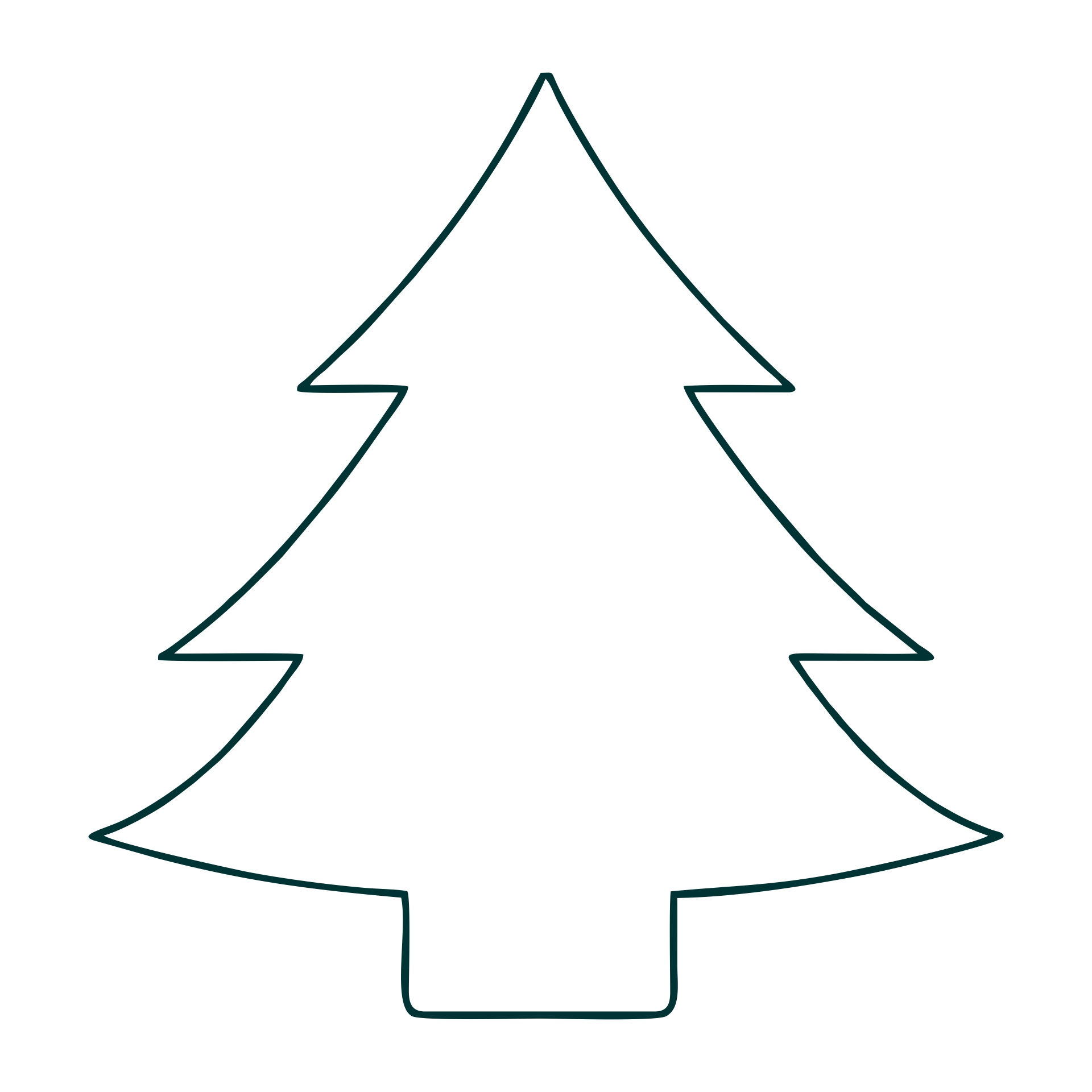 Christmas Tree Printable Template