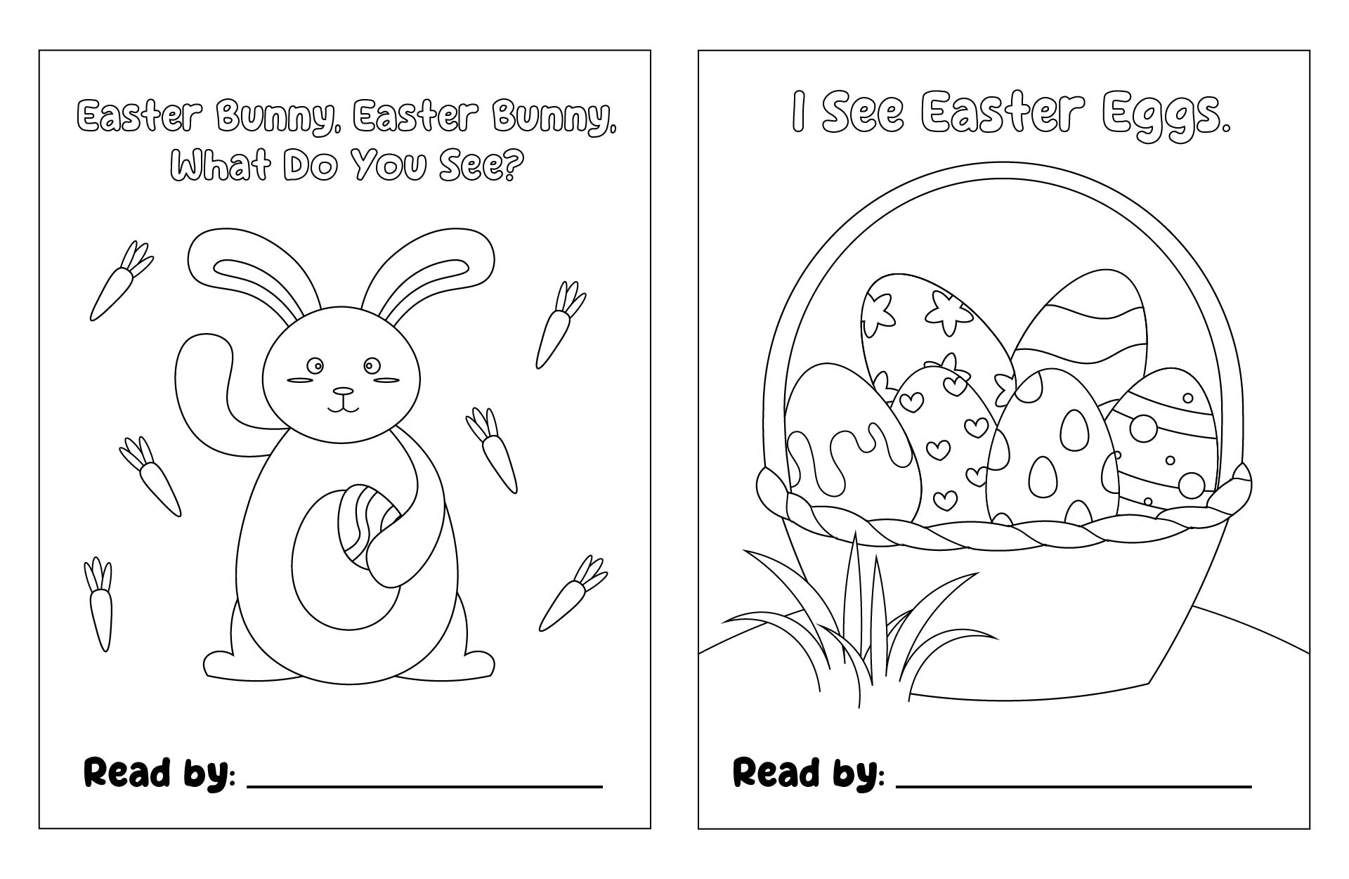 Easter Emergent Reader Printable