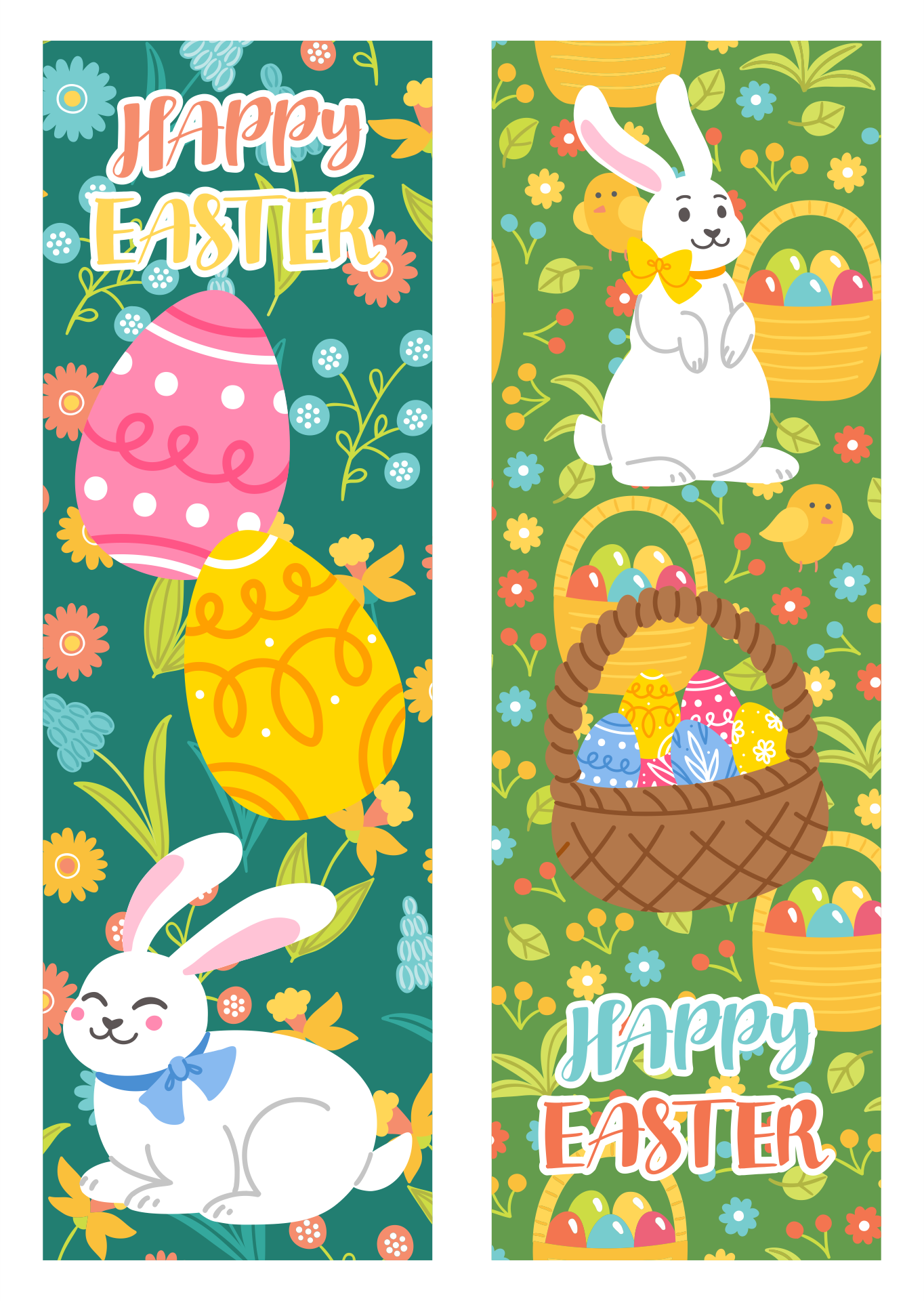 Printable Easter Bookmarks