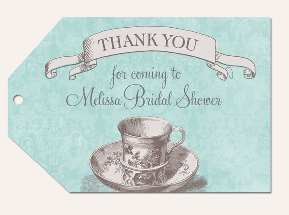 Printable Bridal Shower Favor Tags